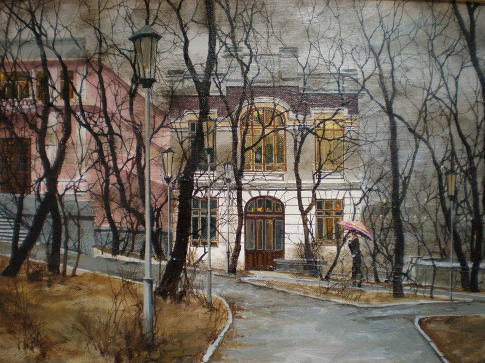 Музей Арсеньева во Владивостоке на картине Юрия Редозубова